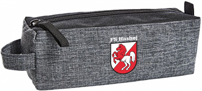 Sportyfied - Fs Hashøj Pencil Case - Grey Melange & czarny