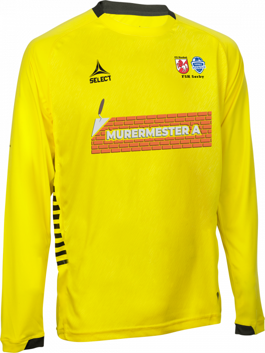 Select - Fs Hashøj/sørby Goalkeeper Jersey Year 2015-2016 - Amarillo & negro